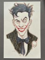 Phil Noto - 1 Original drawing - The Joker - Portrait in, Boeken, Stripverhalen, Nieuw