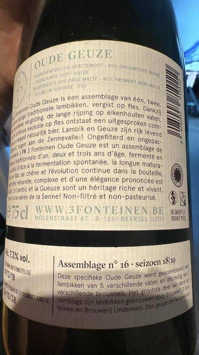 3 Fonteinen - Doesjel 2006, Oude Geuze 2018, Cuvée Armand &, Verzamelen, Wijnen