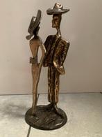 Yves Lohe (1947) - Beeld, Koppel man-vrouw - 33 cm - Brons