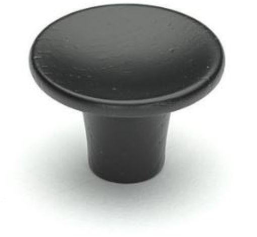 Meubelknop Oslo Ø28mm essen mat zwart, Huis en Inrichting, Woonaccessoires | Overige, Nieuw