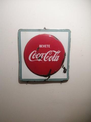 Coca-Cola - Coca cola - Enseigne en émail - Émail