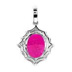 Sans prix de réserve - Pendentif Platine - 1.88ct. tw. Rubis