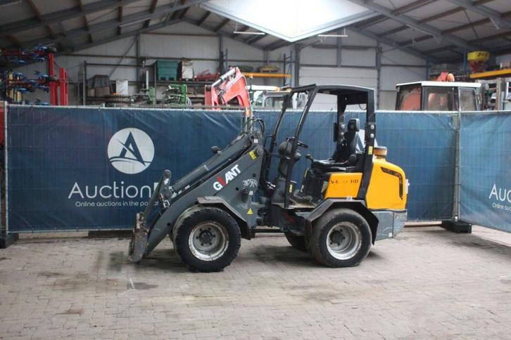 Veiling: Wiellader Giant V452T HD Diesel 33kW 2014, Zakelijke goederen, Machines en Bouw | Kranen en Graafmachines, Ophalen