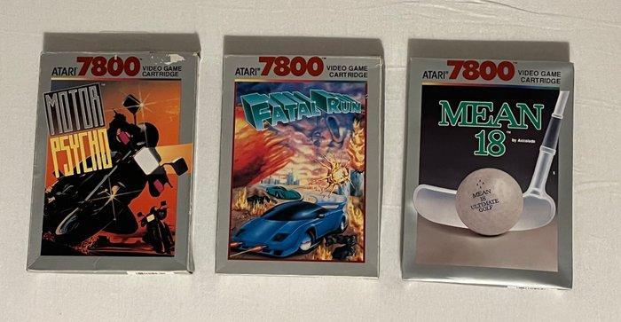 Atari - 7800 - CIB Collector Lot – Motor Psycho, Fatal Run,, Consoles de jeu & Jeux vidéo, Consoles de jeu | Accessoires Autre