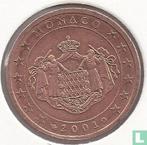 Monaco 2 cent 2001, Timbres & Monnaies, Monnaies | Europe | Monnaies euro, Verzenden, Losse munt