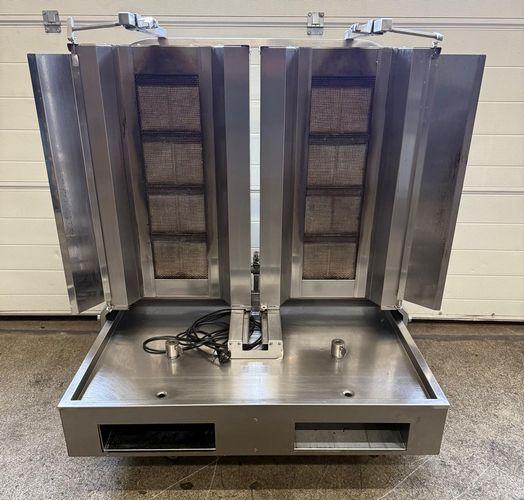 Dubbele Doner Grill met 4 branders, gas, Zakelijke goederen, Horeca | Keukenapparatuur