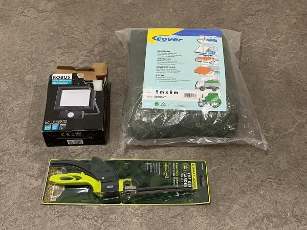 Veiling - Tuin- en verlichtingsproducten set 3-delig, Jardin & Terrasse, Jardin & Terrasse Autre