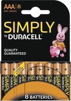 Duracell Original 8x AAA Batterijen op Overig, Verzenden