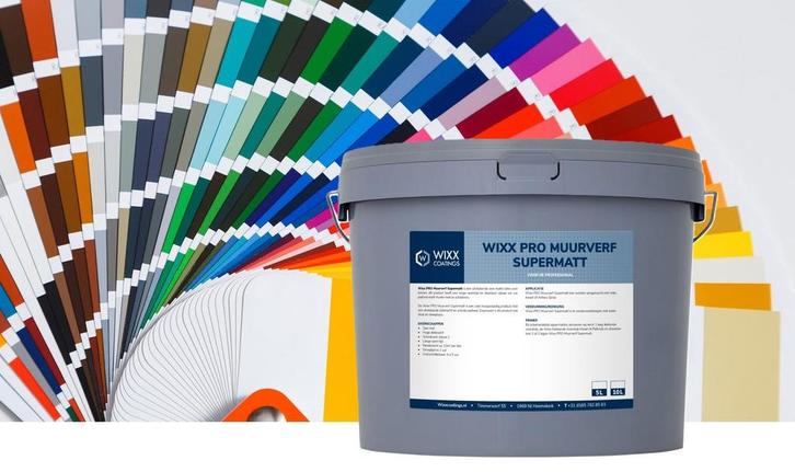 Wixx PRO Muurverf Supermatt 10L, Doe-het-zelf en Bouw, Verf, Beits en Lak, Nieuw, Verzenden