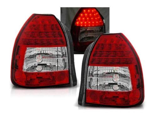 LED achterlichten Red White geschikt voor Honda Civic, Autos : Pièces & Accessoires, Éclairage, Envoi