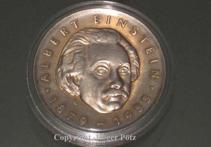 Ddr 5 Mark 1979 Albert Einstein Nickelsilver, Postzegels en Munten, Munten | Europa | Niet-Euromunten, België, Verzenden