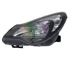 OPEL CORSA D, 2011-2014 - KOPLAMP, DEPO, H7 + H1, elektr..., Auto-onderdelen, Overige Auto-onderdelen, Nieuw, Opel, Verzenden