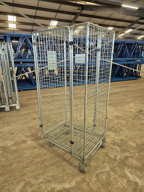 Rolcontainer 90x70x190 cm 5-heks met nestbare A-frame, Zakelijke goederen, Machines en Bouw | Heftrucks en Intern transport, Ophalen of Verzenden