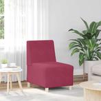 vidaXL Modulaire bank zonder armleuningen wijnrood 55 cm, Verzenden, Nieuw