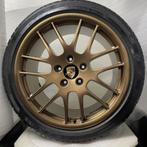 Porsche Panamera (970) 20 RS Spyder Goud  met winterbanden, Ophalen, Gebruikt, 285 mm, Banden en Velgen