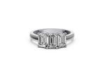 Zonder Minimumprijs - Ring - 14 karaat Witgoud - 2.37ct. tw., Handtassen en Accessoires, Ringen, Nieuw