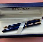 Waterman - PRÉFACE STYLO PLUME & STYLO BILLE EN LAQUE BLEUE, Nieuw