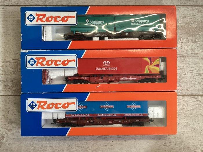 Roco H0 - 1 x 46577, 1 x 47633, 1 x 47026 - Modeltrein, Hobby en Vrije tijd, Modeltreinen | H0