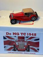 Franklin Mint 1:24 - Model sportwagen - MG  TC Cabrio 1948, Hobby en Vrije tijd, Nieuw