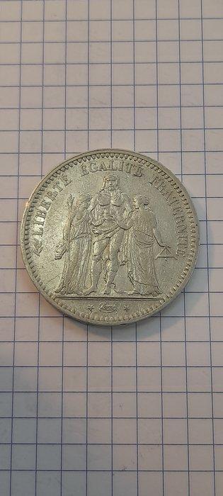 Frankrijk. 5 Francs 1849-BB Hercule (Zonder Minimumprijs) beschikbaar voor biedingen