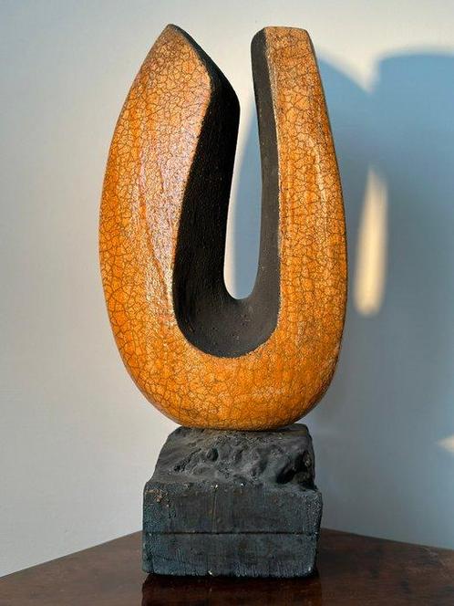sculptuur, Abstrakte Skulptur auf Sockel – zeitgenössisches, Antiek en Kunst, Kunst | Designobjecten