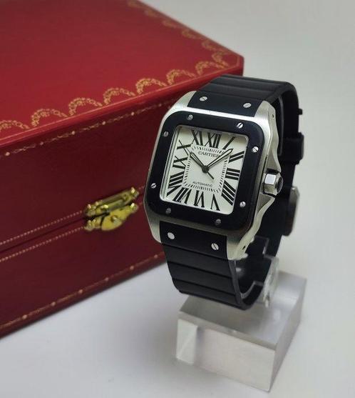Cartier - Santos 100 XL - W20121U2 - Heren - 2010-2020, Handtassen en Accessoires, Horloges | Heren