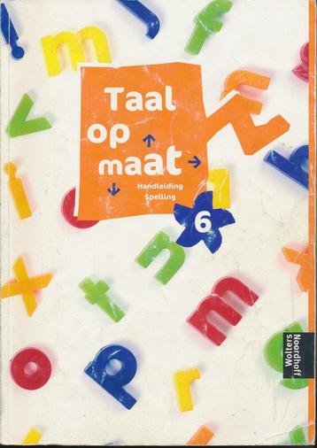 Taal op Maat versie 1 Handleiding Spelling groep 6, Verzenden