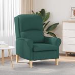 vidaXL Fauteuil Donkergroen 52 cm Bekleding, Huis en Inrichting, Fauteuils, Verzenden, Nieuw