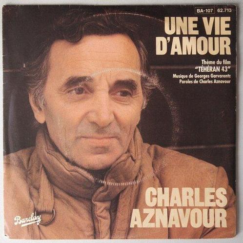 Charles Aznavour - Une vie damour - Single, CD & DVD, Vinyles Singles, Single, Pop