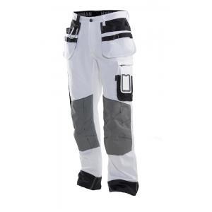 Jobman 2171 pantalon de peintre core d100 blanc/noir, Doe-het-zelf en Bouw, Overige Doe-Het-Zelf en Bouw