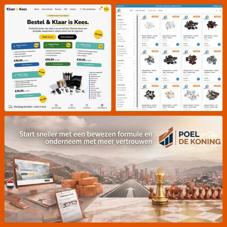 MEERDERE WEBSHOPS TER OVERNAME - Kant-en-klare Webshops, Zakelijke goederen, Overige Zakelijke goederen