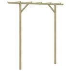 vidaXL Pergola 205x40x203 cm hout, Tuin en Terras, Verzenden, Nieuw