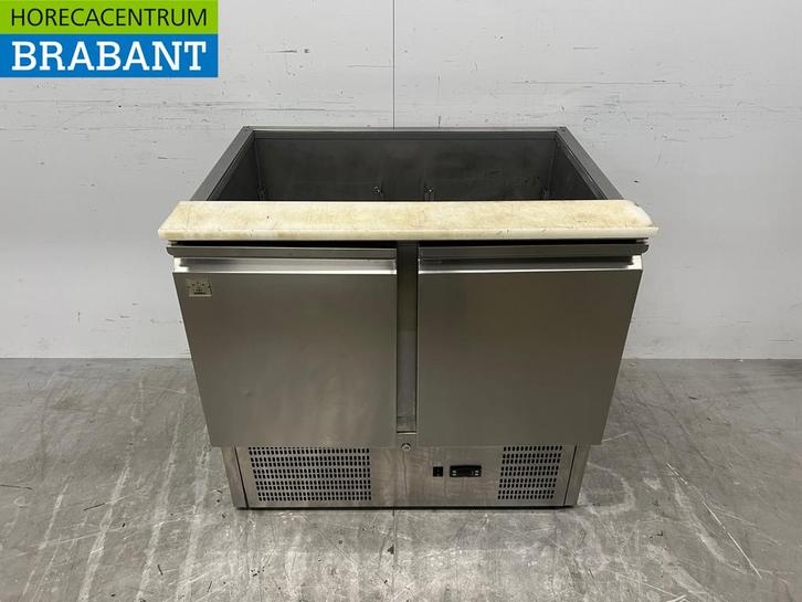 Acier inoxydable Comptoir réfrigéré Saladette 2 portes 90 cm, Articles professionnels, Horeca | Équipement de cuisine, Envoi