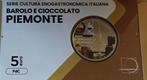 Italië. 5 Euro 2025 Piemonte Barolo e Cioccolato (Zonder