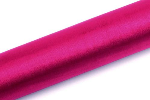 Fuchsia Organza Stof 16cm 9m, Hobby en Vrije tijd, Feestartikelen, Nieuw, Verzenden