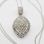 Zilver, 925 Sterling Zilver en 0,50 ct natuurlijke diamant -