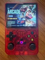 R36S - R36S - Red transparent retro handheld emulator -, Nieuw