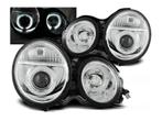 Angel Eyes koplampen Chrome geschikt voor Mercedes W210, Auto-onderdelen, Verzenden, Nieuw, Mercedes-Benz