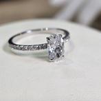 Bague de fiançailles - 14 carats Or blanc - 1.12ct. tw., Bijoux, Sacs & Beauté