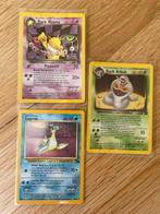 WOTC Pokémon - 3 Card - Rare Holo, M-NM, 10/62 Lapras, 2/82, Hobby en Vrije tijd, Nieuw