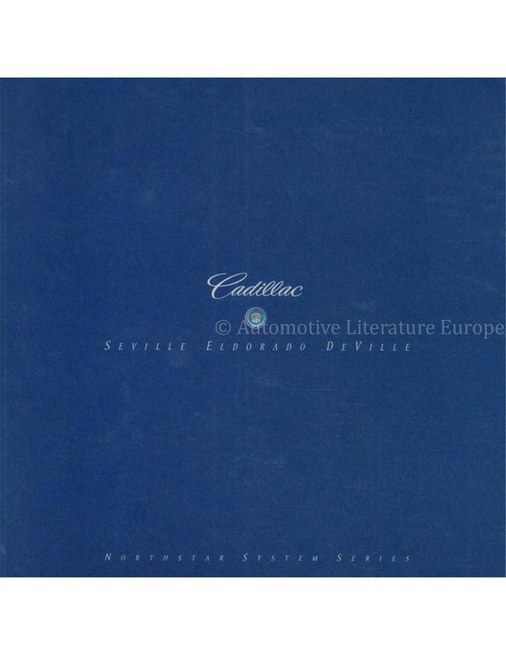 1997 CADILLAC PROGRAMMA BROCHURE ENGELS (USA), Boeken, Auto's | Folders en Tijdschriften
