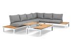 Suns Memphis loungeset XL light antracite - wit frame –, Nieuw