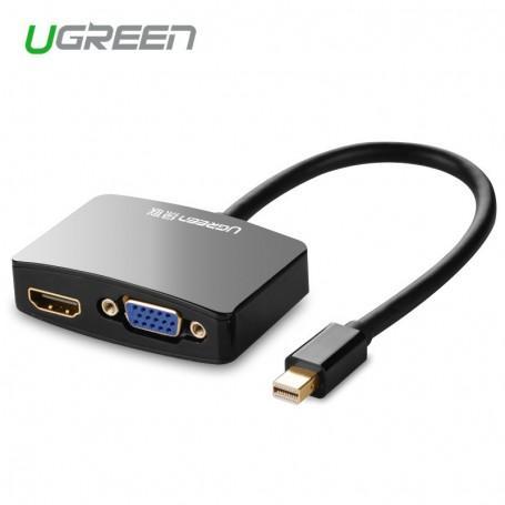 Mini Displayport to HDMI en VGA Zwart (HDMI adapters), Informatique & Logiciels, Accumulateurs & Batteries, Envoi