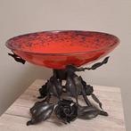 Delatte Nancy - Centre de table - Verre, Fer - Coupe avec le