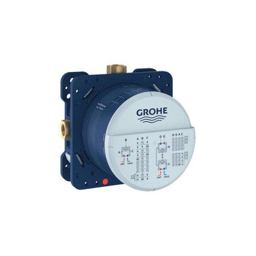 Bieden: Grohe built-in shower mixer 2 outlets chrome - 3560, Doe-het-zelf en Bouw, Sanitair, Ophalen of Verzenden