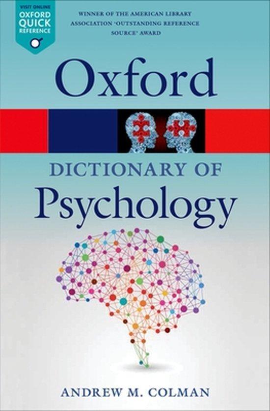 A Dictionary of Psychology 9780199657681 Andrew M. Colman, Livres, Langue | Anglais, Envoi