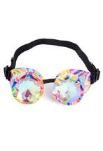 Goggles Steampunk Bril Regenboog Ecoline Montuur Caleidoscoo, Nieuw, Ophalen of Verzenden