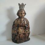 sculptuur, Maria & Jezus With later Crown - 34.5 cm -, Antiek en Kunst