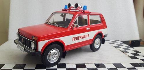 1:18 - Modelauto - LADA - NIVA Brandweer - MCG, Hobby en Vrije tijd, Modelauto's | 1:5 tot 1:12