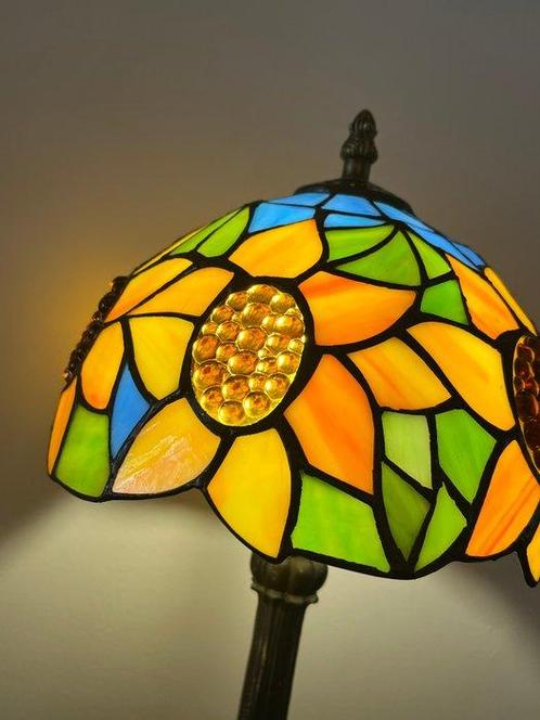Lampe de table buffet - Vitrail, Antiek en Kunst, Kunst | Designobjecten